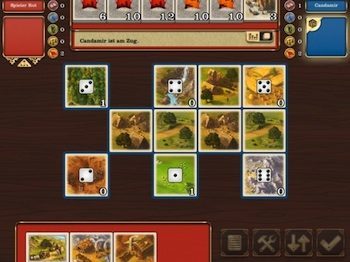 Rivals for kaartspel van Catan op de iPad