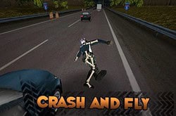 GU DI Highway Rider animatie na een botsing