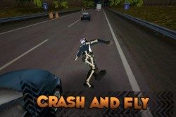 GU DI Highway Rider animatie na een botsing