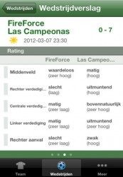 Hattrick wedstrijdverslag ratings