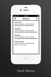 Remain iPhoneclub to-do lijst zonder functies