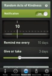 The Man App reminders instellen