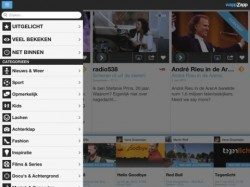 Wappzapp.tv hoofdmenu