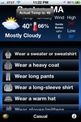 WearThere nieuwe weer-app iPhone wat draag je