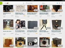 eBay for iPad thumbnail weergave
