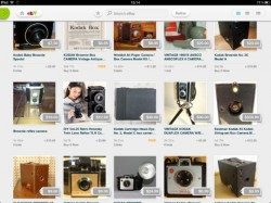 eBay for iPad thumbnail weergave