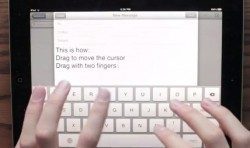 iPad keyboard concept