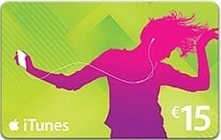 iTunes 15 euro