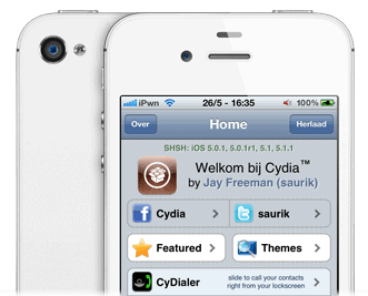 iOS 5.1.1 jailbreak met Absinthe 2.0