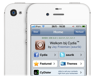 iOS 5.1.1 jailbreak met Absinthe 2.0