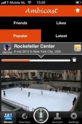 Ambicast iPhone screenshot opname