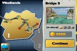 Bridge Constructor levelvoortgang