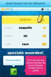 Draw Something Nederlandse woorden iPhone