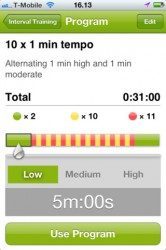 Endomondo Pro schema voor sporten