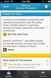 Foursquare Connected Apps