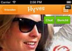 Hyves vernieuwd voor iPhone iPod touch