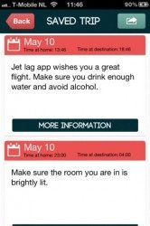 Jet Lag App tips voor onderweg