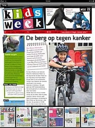 Kidsweek krant voorpagina