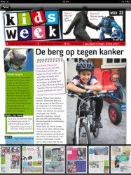 Kidsweek krant voorpagina