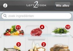 Left2Cook ingrediënten recepten iPhone