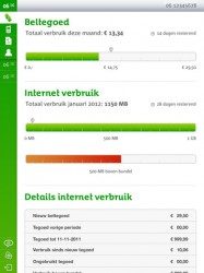 MijnKPN details internetverbruik