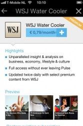 Pulse News iPhone iPod touch WSJ Water Cooler