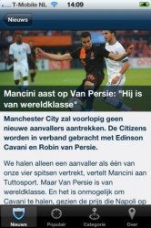 Voetbalnieuws artikel over Van Persie