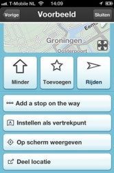 Waze Nederlandse iPhone-navigatie tussenstop