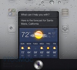 iPad Siri mock-up