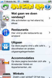 Ameland App iPhone screenshot