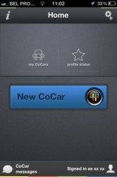 CoCar dashboard