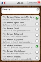 Dishlator vertaling filet de iPhone