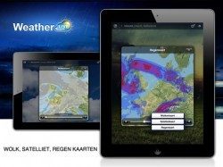 Live Weer weerkaarten op iPad