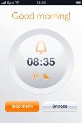 Wake-up Light Philips goedemorgen app