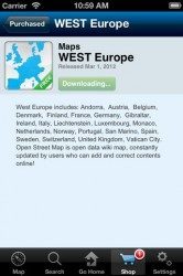 AvMap GPS Free West-Europa kaart