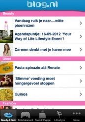Blog.nl beauty iPhone app