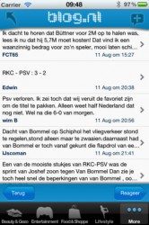 Blog.nl reacties bij voetbal