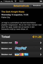 Pathé Mobiel kaartje kopen via iPhone-app