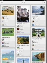 Pinterest voor de iPad prikbord