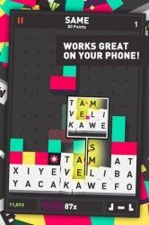 Puzzlejuice letters selecteren terwijl blok valt
