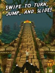 Temple Run achtervolgd met vuur