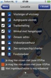 VISplanner legende wat wil je zien