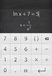 Archimedes iPhone calculator met stijl