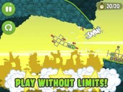 Bad Piggies constructie in de lucht