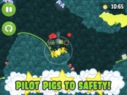 Bad Piggies neergestort vliegtuig