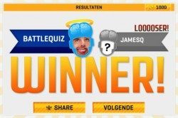 BattleQuiz iPhone iPod touch winnaar