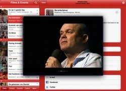 NFF 2012 iPad-app met videospeler