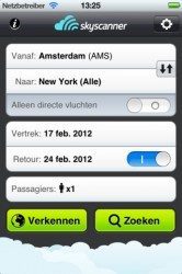 Skyscanner screenshot iPhone iPod touch