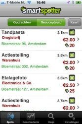 SmartSpotter acties voor geld