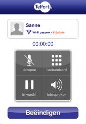 Telfort Wifi bellen gesprek